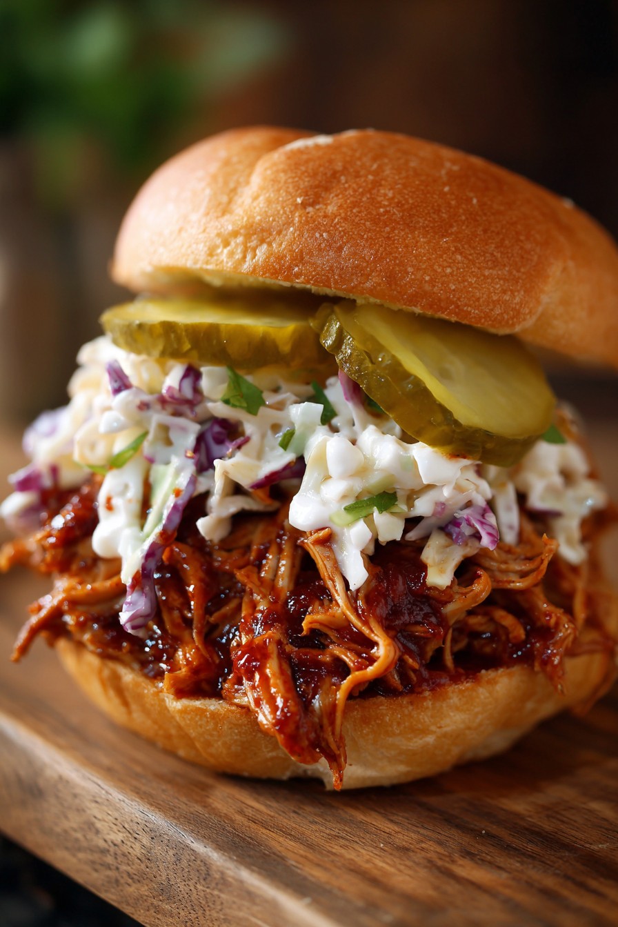 Pulled Chicken Sandwiches