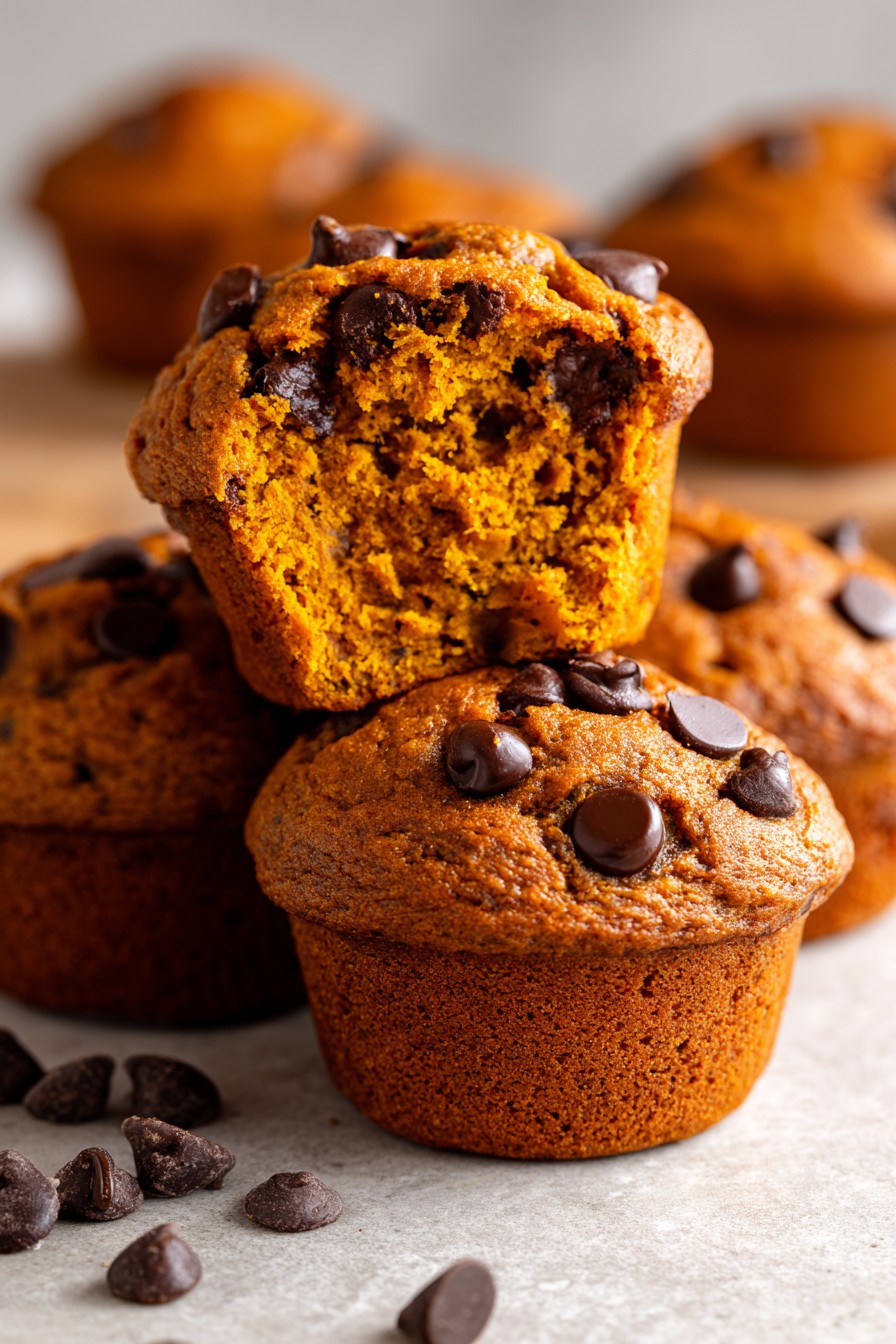 Pumpkin Chocolate Chip Muffins