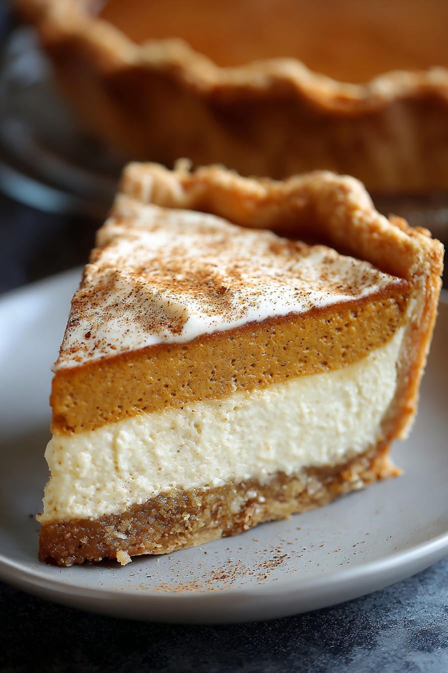Pumpkin Pie With Cream Cheese