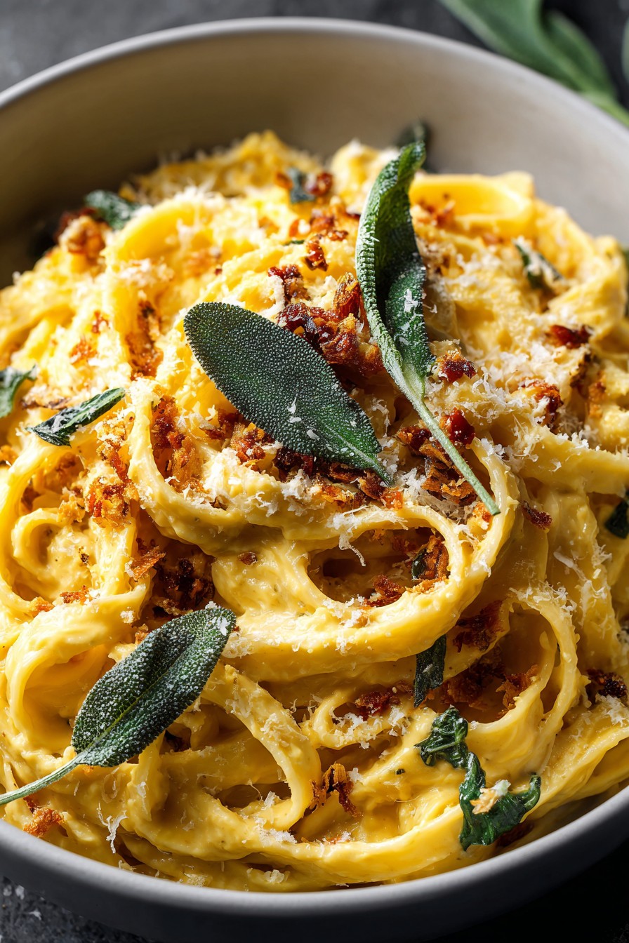 Pumpkin Sage Pasta