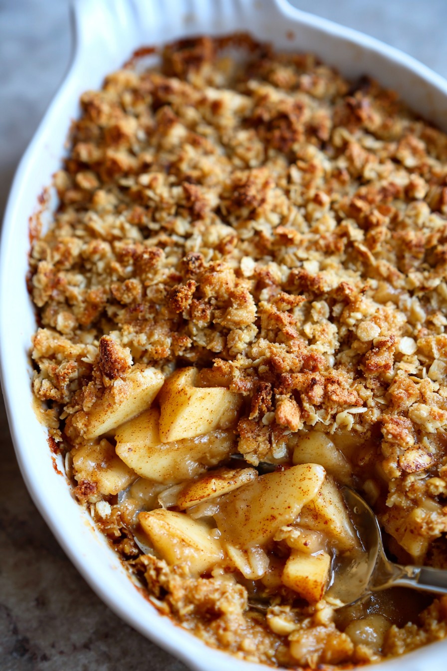 Single Serve Apple Crumble