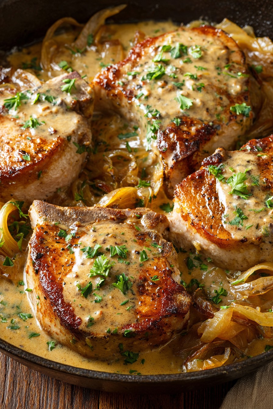 Smothered Pork Chops Recipe