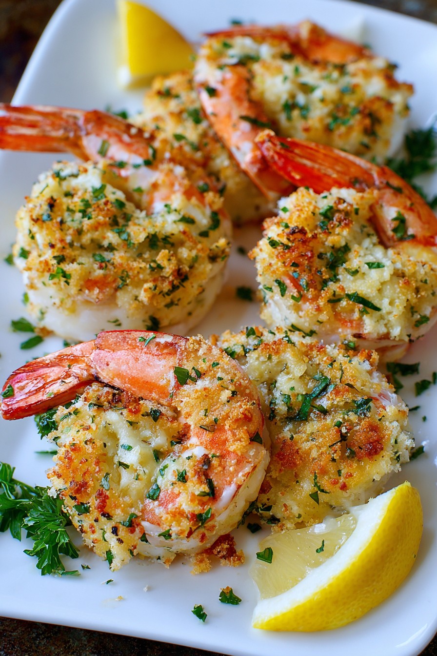Stuffed Shrimp With Crabmeat