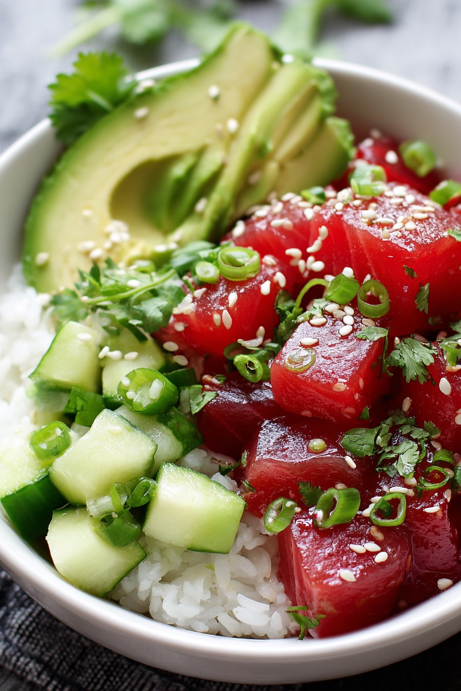 Tuna Bowl Poke