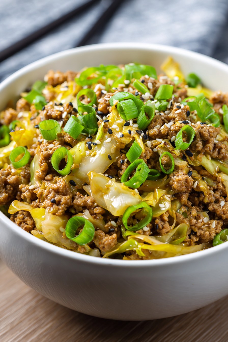 Turkey Egg Roll In A Bowl