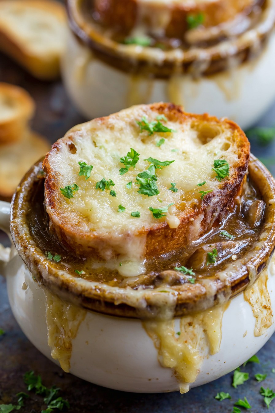 Vegetarian French Onion Soup