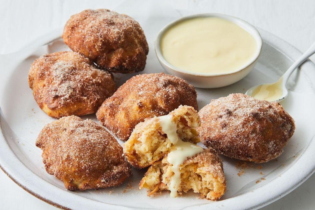 Air Fried Apple Cinnamon Fritters