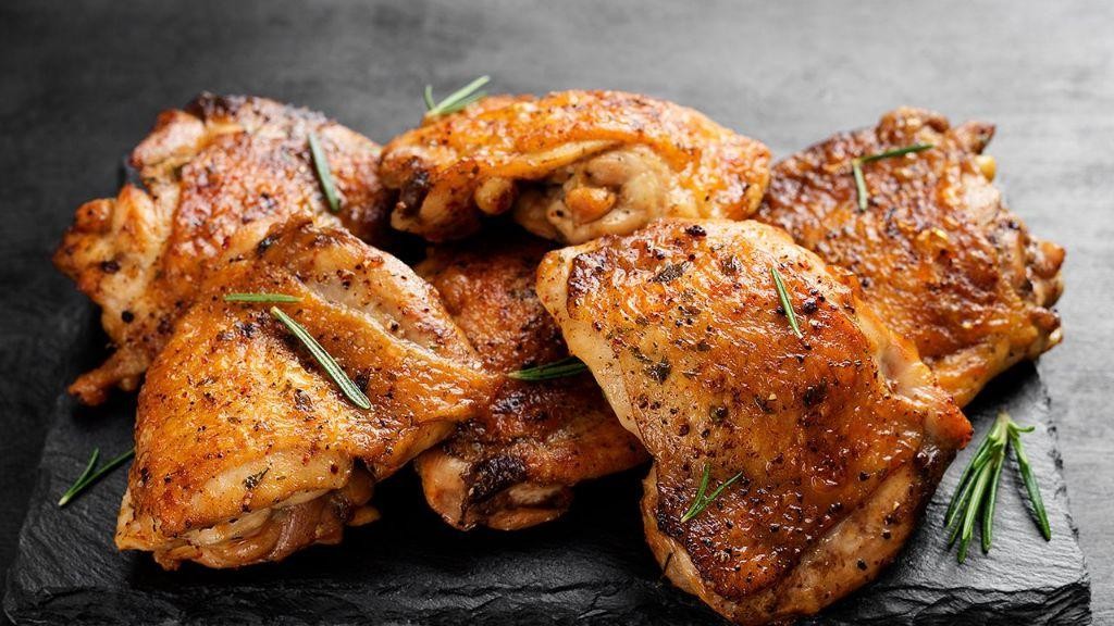 Air Fryer Lemon Herb Chicken Thighs