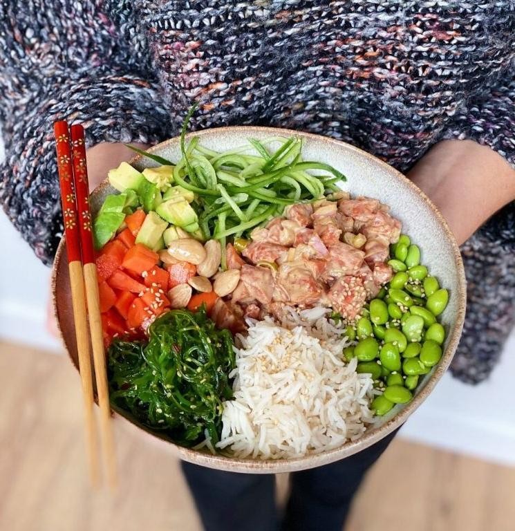 Alaskan Salmon Poke Bowl