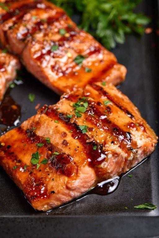 Alaskan Salmon with Maple Glaze