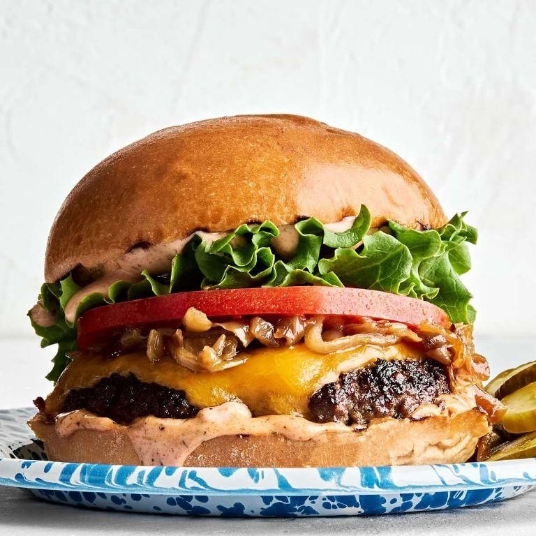 All-American Cheeseburger with Secret Sauce