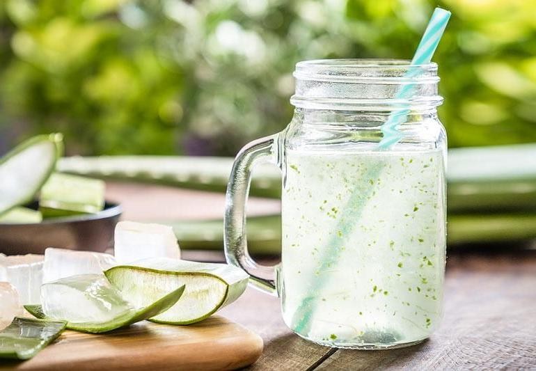 Aloe Vera and Lime Tonic