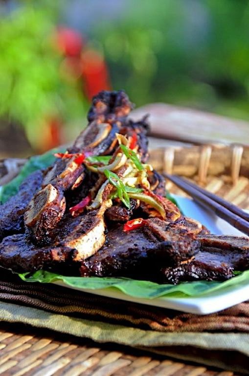 Asian Ginger Soy Grilled Beef Ribs