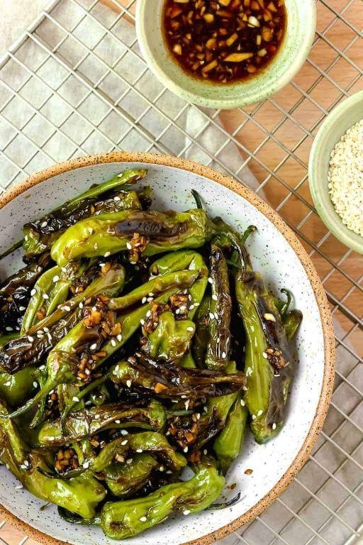 Asian Stir-Fried Peppers with Soy Glaze