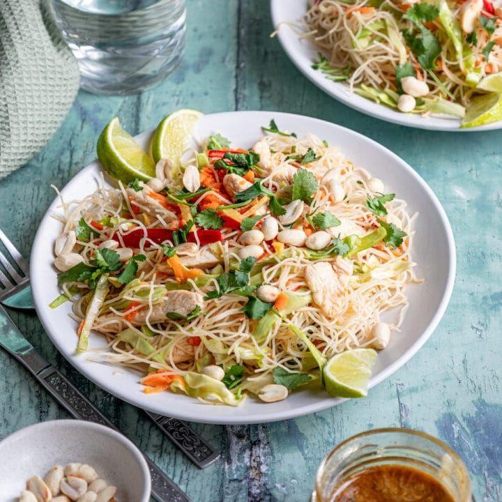 Asian-Inspired Canned Chicken and Noodle Salad