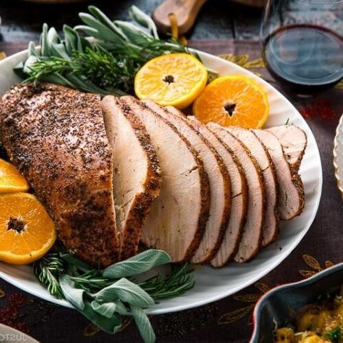 Asian-Inspired Soy-Ginger Smoked Turkey Breast