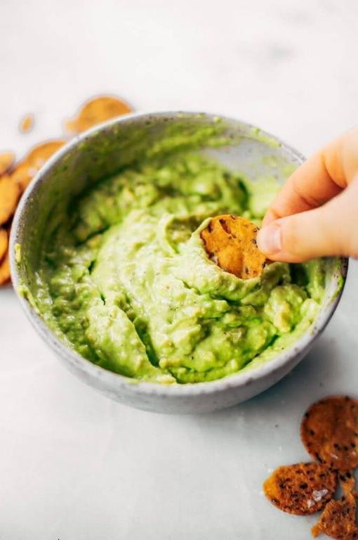 Avocado Lime Pretzel Dip