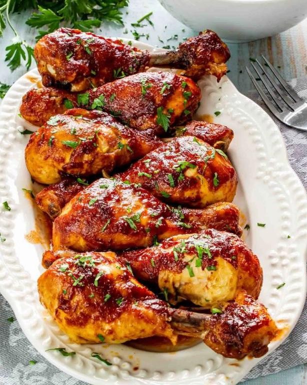 BBQ Baked Chicken Drumsticks with Smoky Marinade