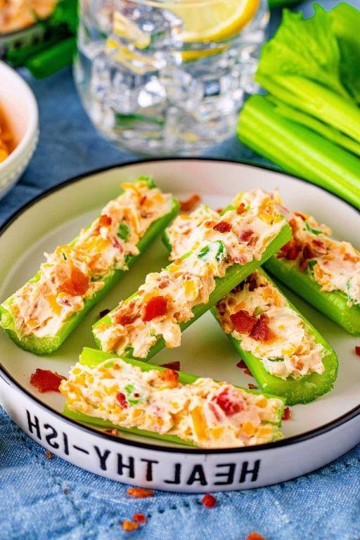 Bacon Ranch Celery Stalks
