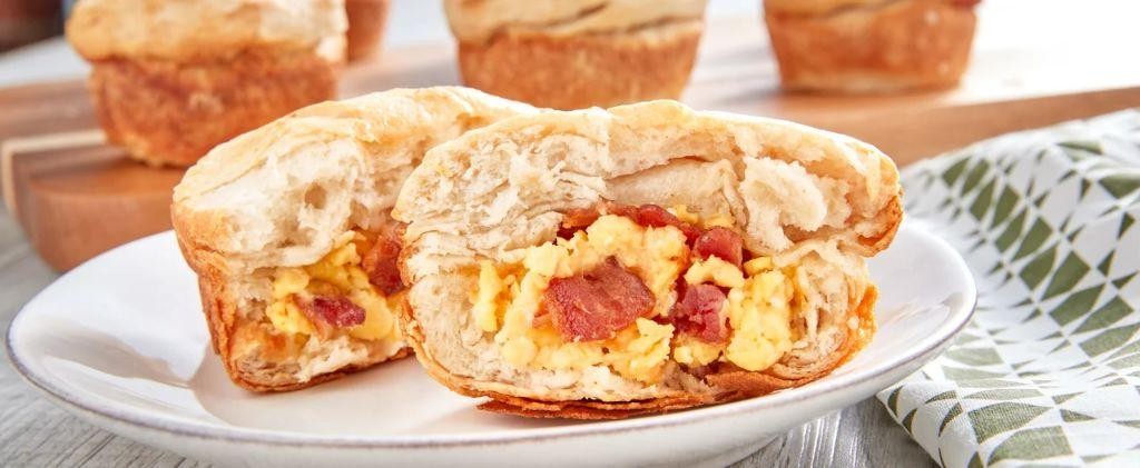 Bacon and Cheddar Stuffed Biscuits