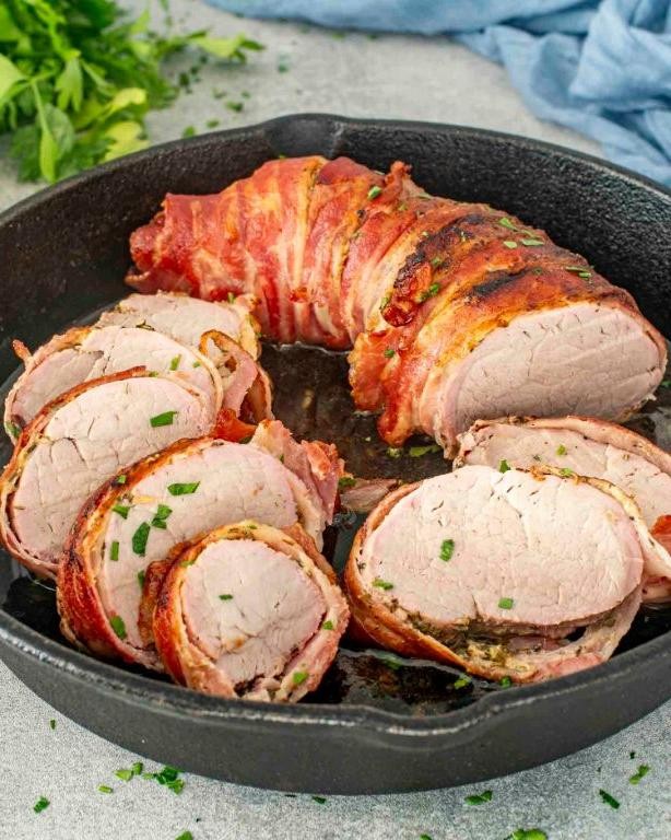 Bacon-Wrapped Pork Tenderloin