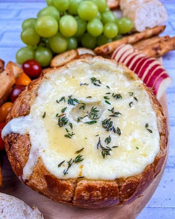 Baked Brie and Bread Bowl