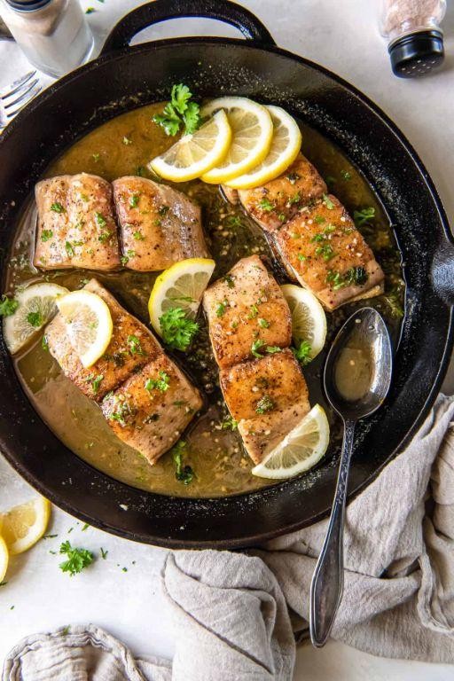 Baked Mahi Mahi with Lemon Butter Glaze