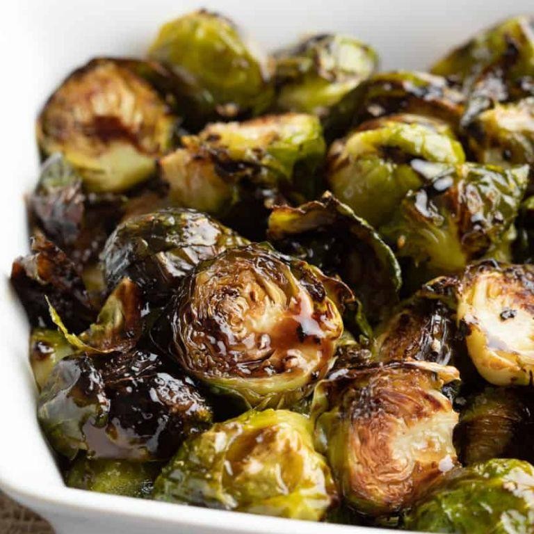 Balsamic Glazed Brussels Sprouts