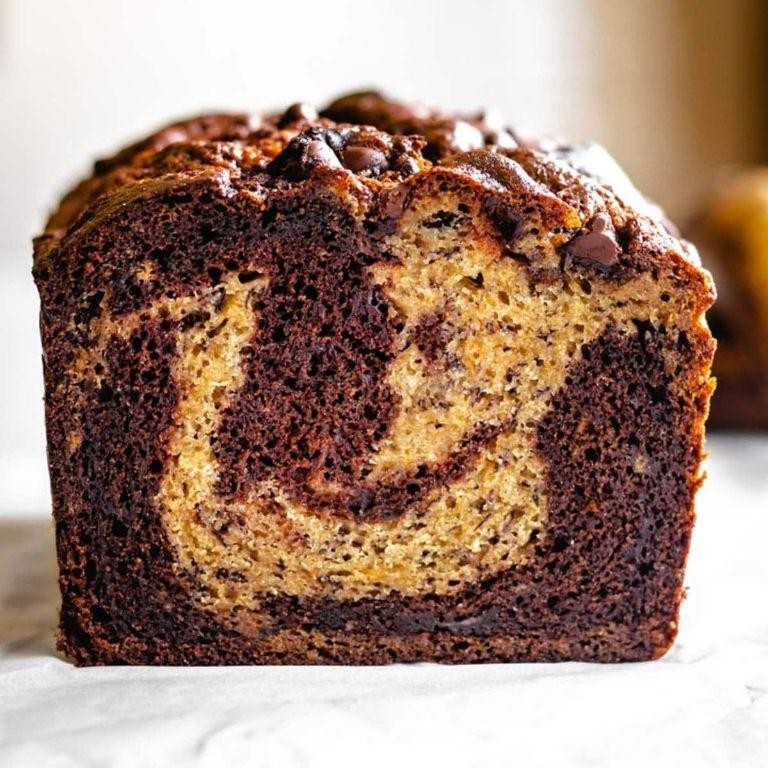 Banana Chocolate Swirl Bread
