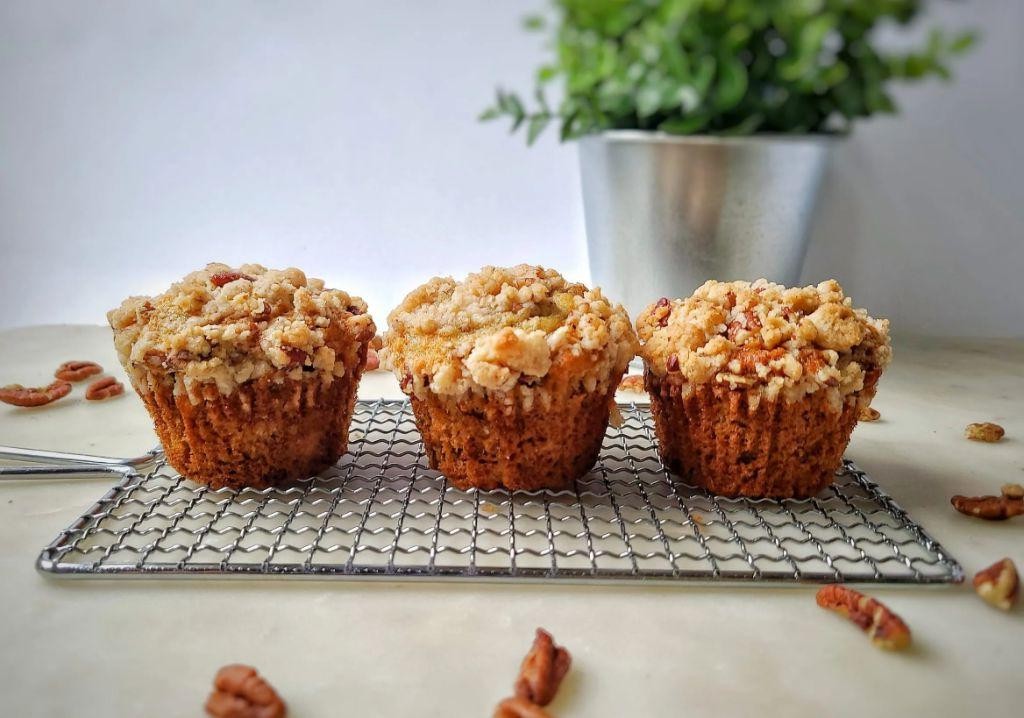 Banana Nut Crunch Muffins