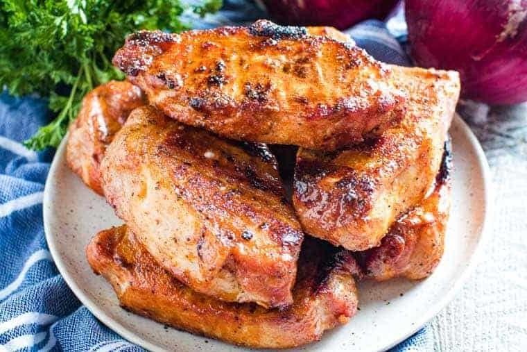 Barbecue Boneless Pork Loin Chops