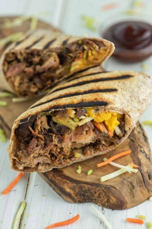 Barbecue Pulled Pork Wrap