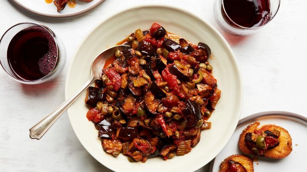 Barley and Eggplant Caponata