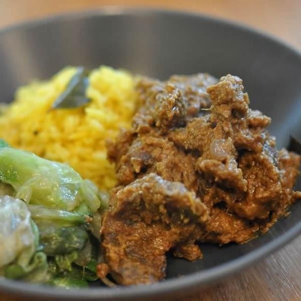 Beef Rendang with Turmeric and Kaffir Lime