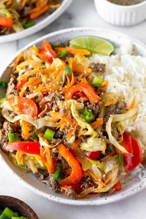 Beef and Cabbage Stir-Fry