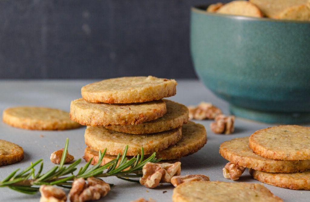 Blue Cheese and Walnut Biscuits