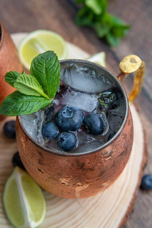 Blueberry Agave Mexican Mule