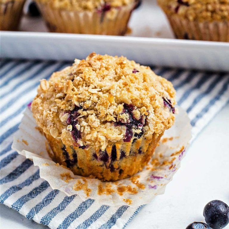 Blueberry Oatmeal Muffins