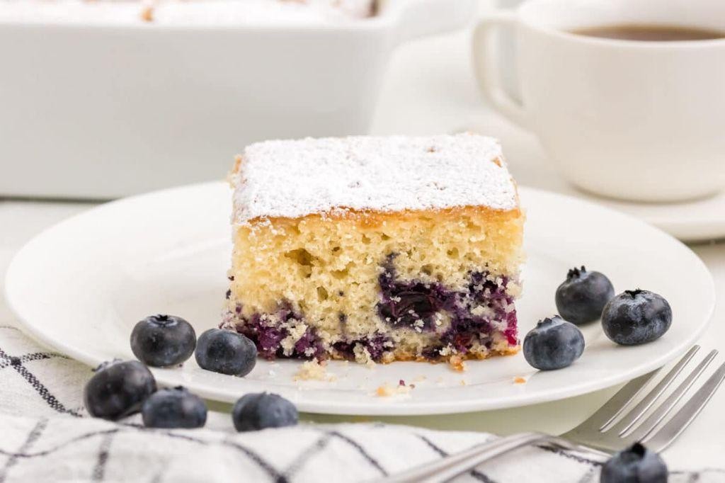 Blueberry Vanilla Teacake