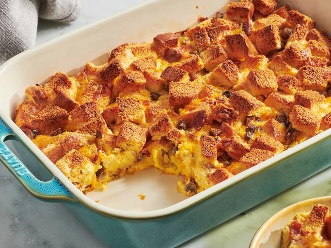 Bread and Cheese Strata