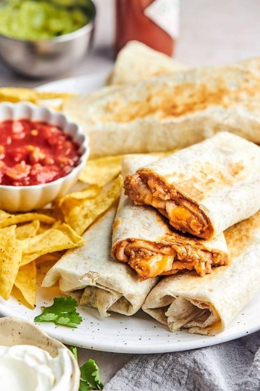 Breakfast Bean and Cheese Burrito