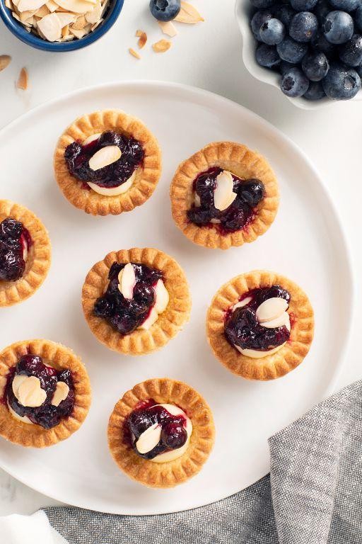 Brie and Blackberry Tartlets