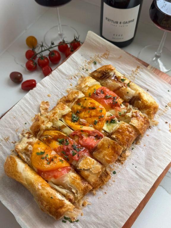 Brie and Tomato Galette