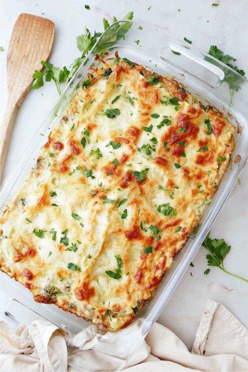 Broccoli Lasagna with Béchamel Sauce