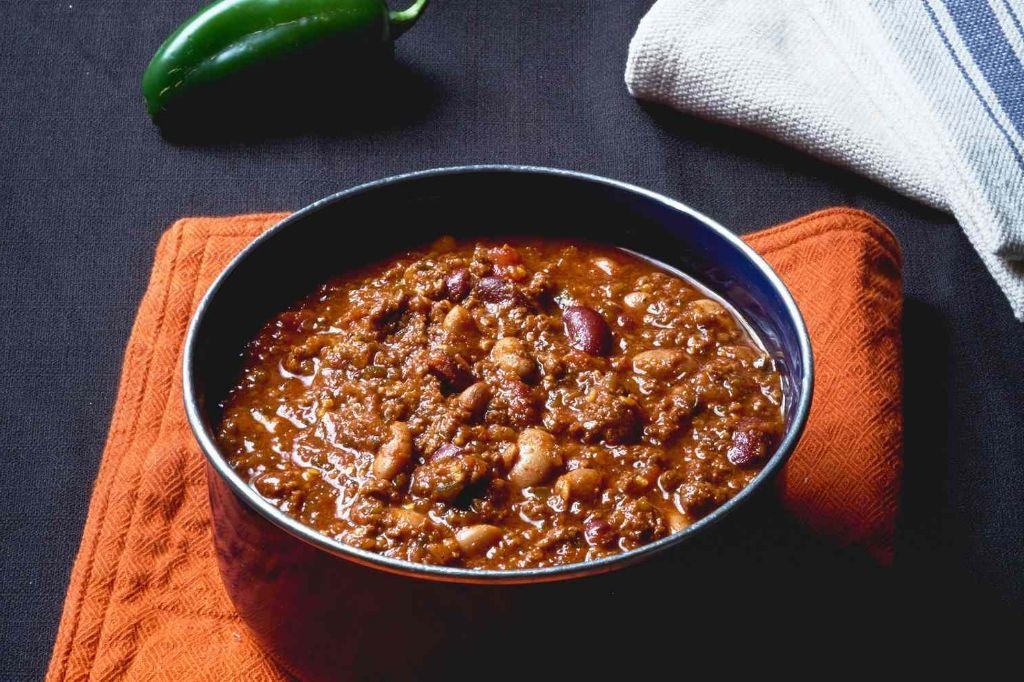 Buffalo Meat Chili with Beans