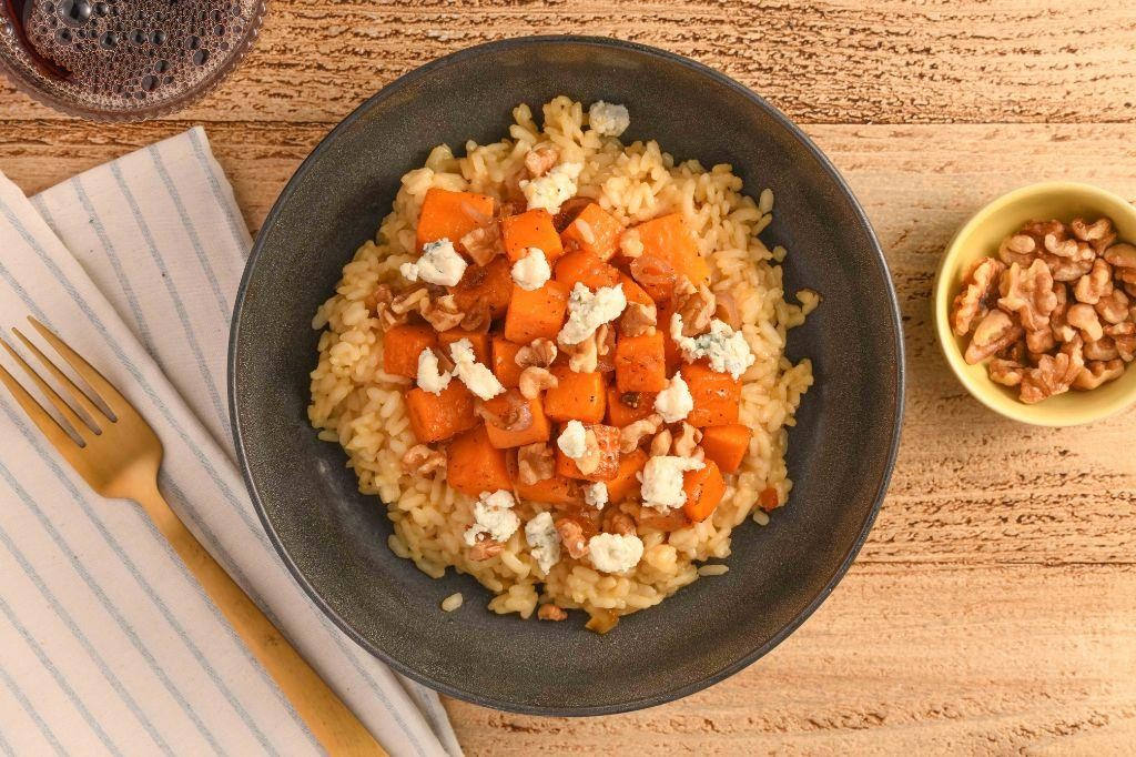 Butternut Squash and Blue Cheese Risotto