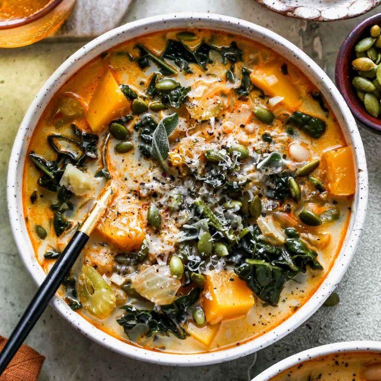 Butternut Squash and Kale Stew