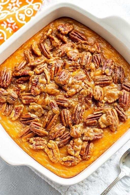 Butternut Squash and Pecan Casserole