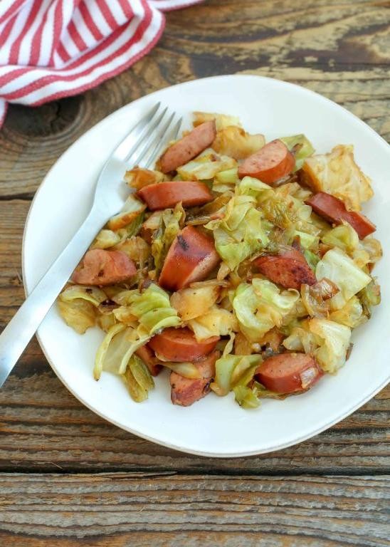 Cabbage and Sausage Skillet