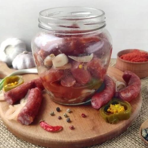 Cajun Pickled Sausages
